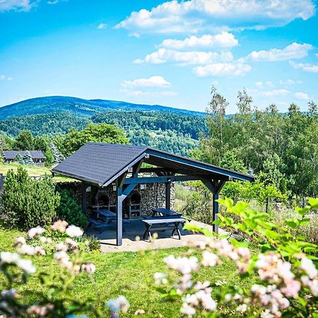 Domek w górach z Jacuzzi i Sauną - PANORAMA CHEŁM SKI&SPA Myślenice Exterior foto